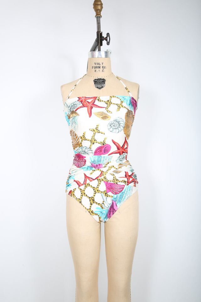 Gottex Seashell Swimsuit One Piece Selected by Love Rocks Vintage