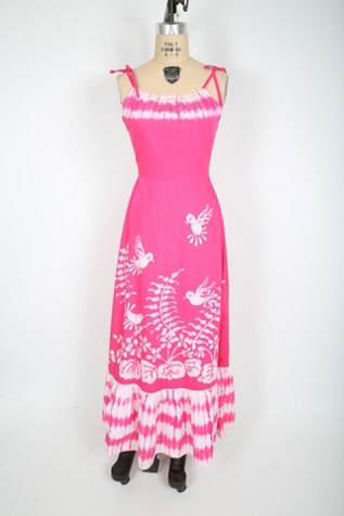 Pink Batik Dress