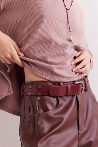 We The Free West Belt at Free People in Red, Size: S-M/P-M