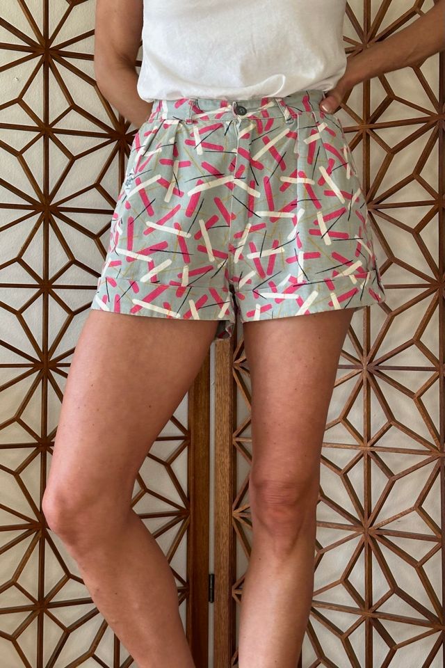 1980s Vintage TicTac Printed Shorts Selected by Picky Jane