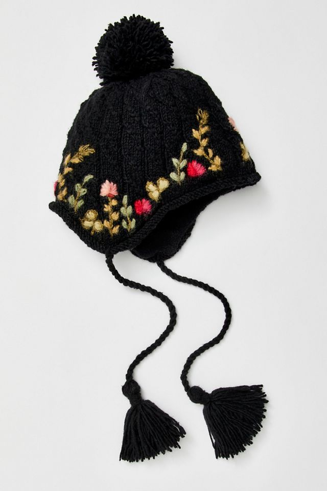 Meadow Embroidered Trapper Hat #1