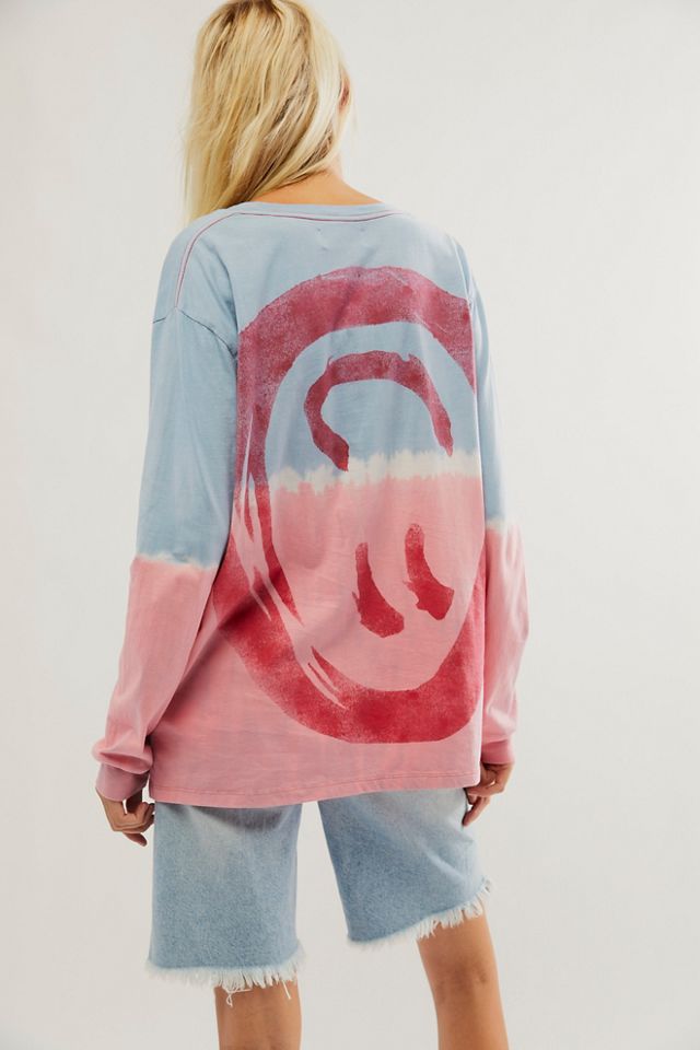 OneTeaspoon Smiley Front And Back Long Sleeve Tee #1