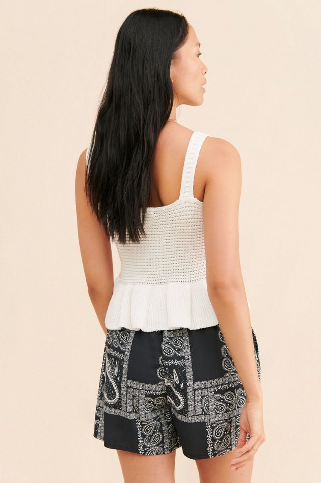 Just Female Relaxed Paisley Shorts #1