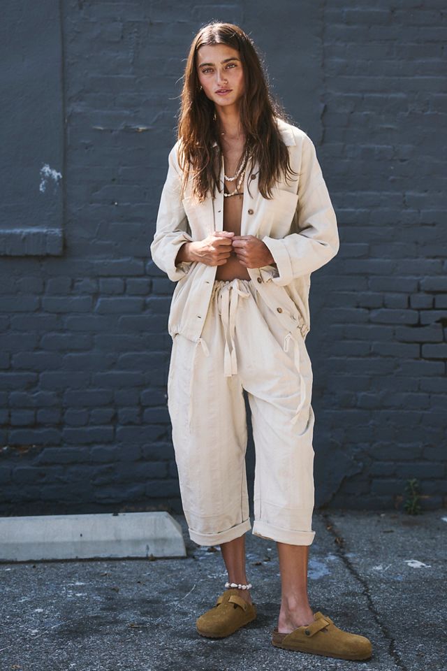 Celine Slouchy Capri Pants Free People