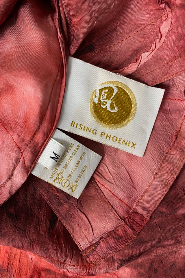 1990s Tie Dye Silk Oversized Ribbon Blouse Selected By Ritual Vintage #3