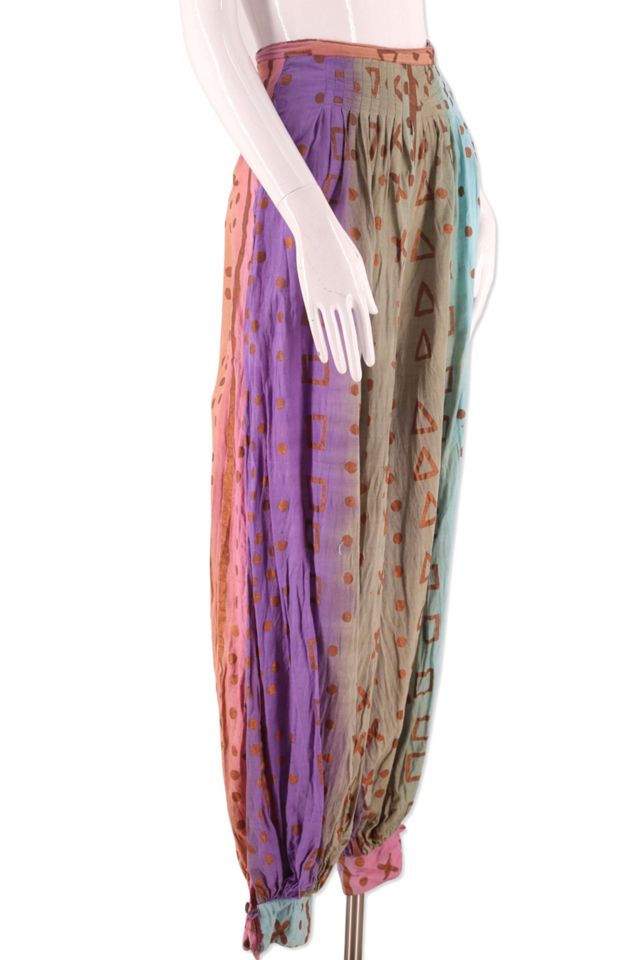 1980s Space Dyed Loose Cotton Balloon Pants Selected By