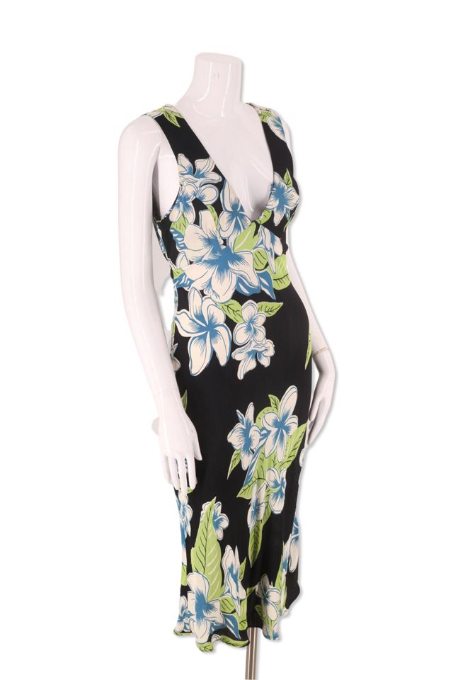 1990s Retro Floral Bias Cut Slip Dress Selected By Ritual Vintage #1