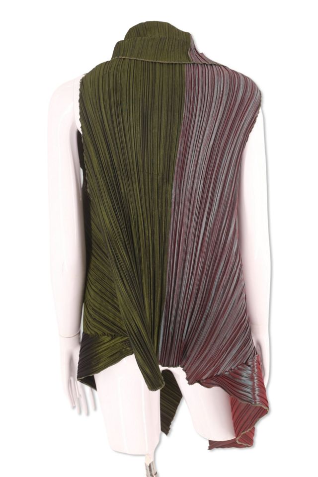 1990s Draped Origami Pleated Shawl Top Selected By Ritual Vintage #2