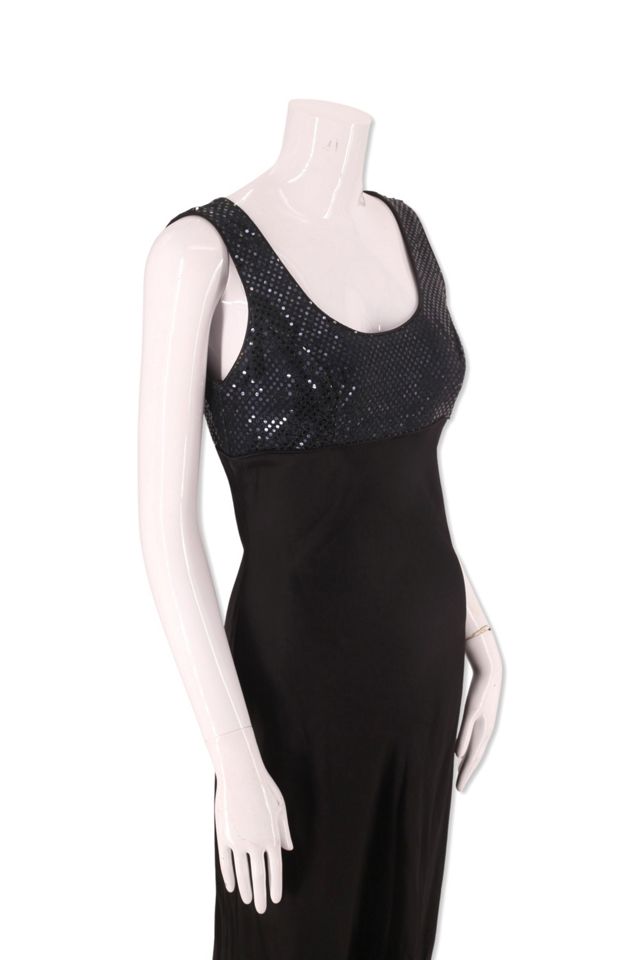 1990s Black Satin Bias Cut Slip Dress Selected By Ritual Vintage #2