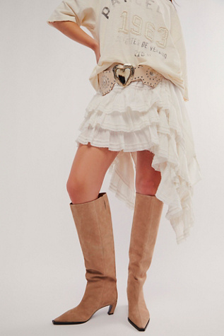 Camila Tall Boots by Vicenza at Free People in Natural, Size: US 8