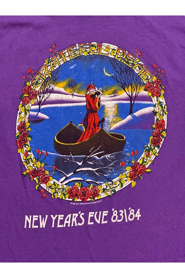 Vintage 1980's Grateful Dead Purple T-Shirt Selected By Afterlife Boutique #1