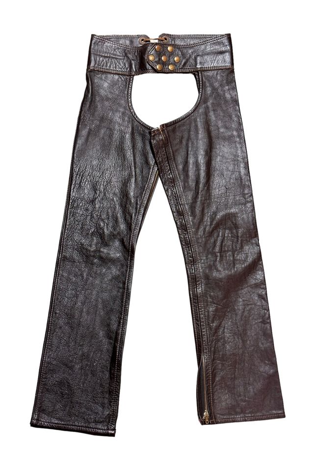 Vintage hot sale leather chaps