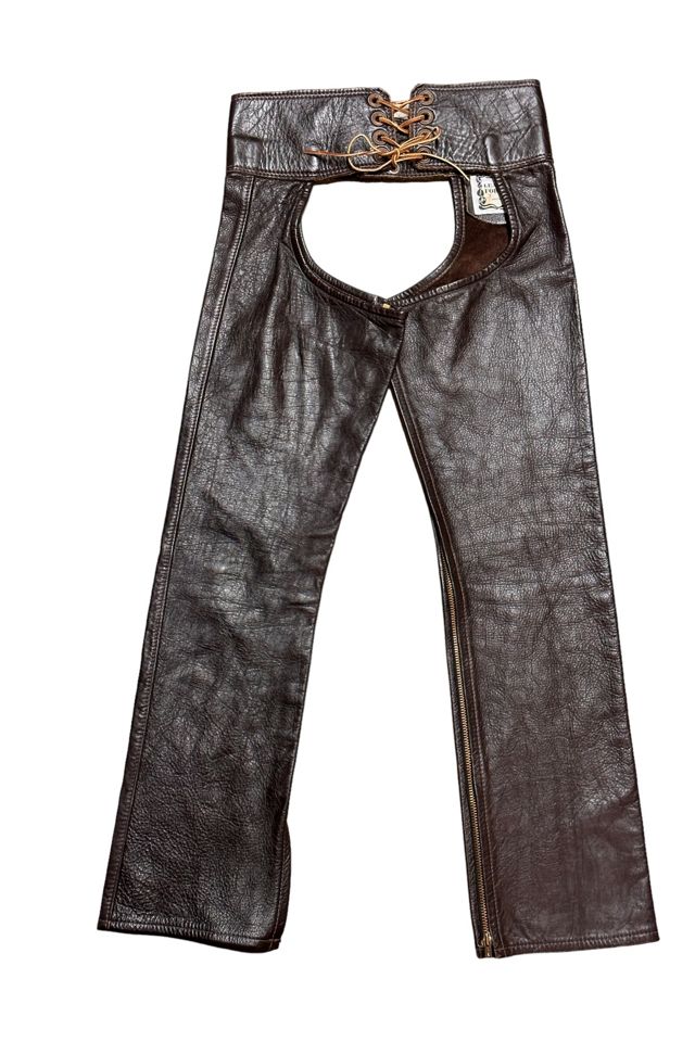 Vintage 1970's Leather Forever Chaps Selected By Afterlife Boutique #1