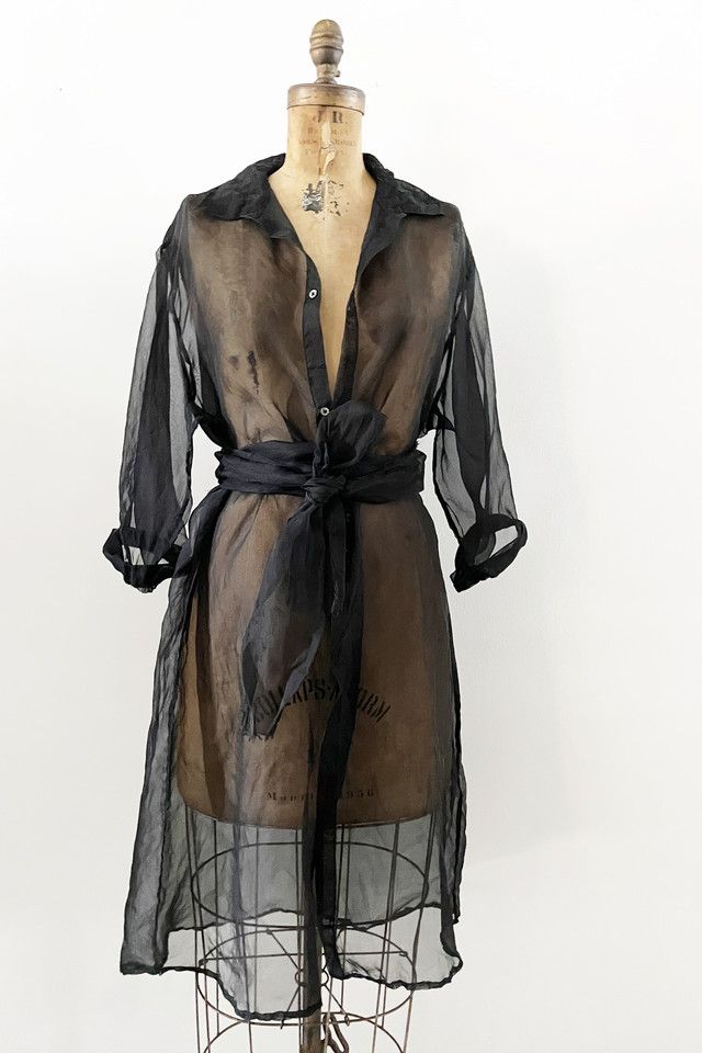 Sheer on sale coat dress