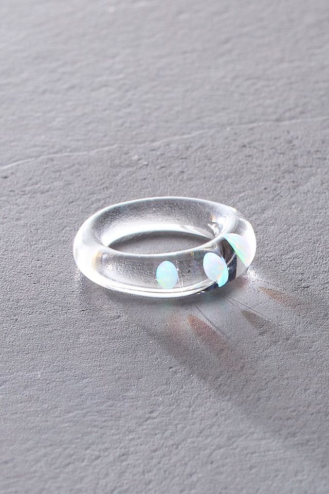 3 Gilson Opal Thin Ring #1