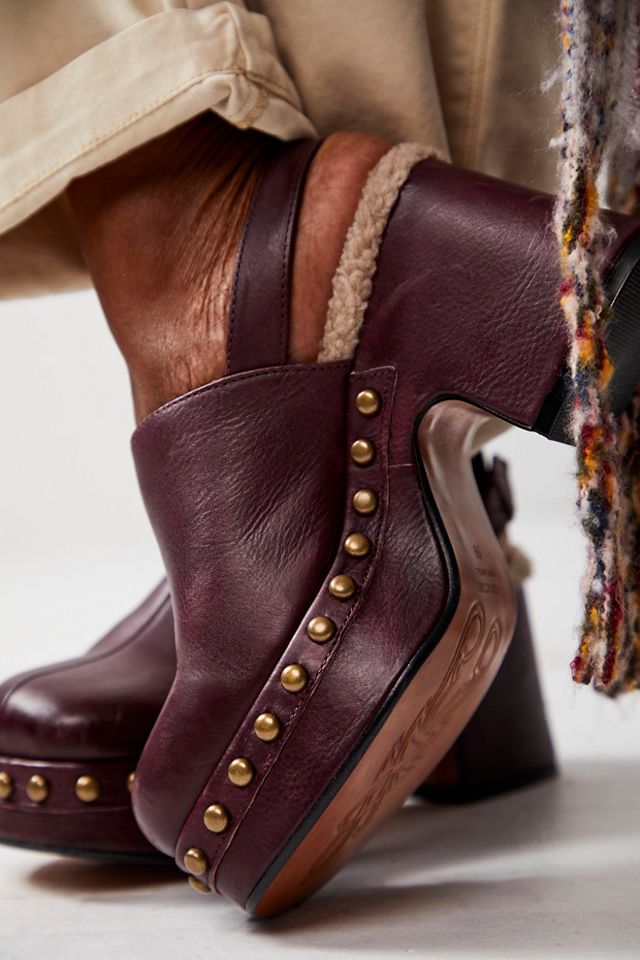 Autumn Studded Platform Clogs #1