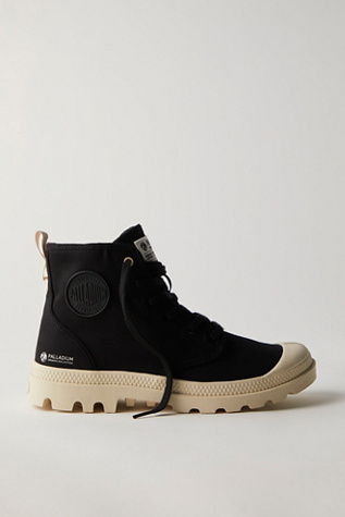 Palladium Pampa Hi Zip Organic - Baskets Mixtes Cheville - Coton Et Caoutchouc