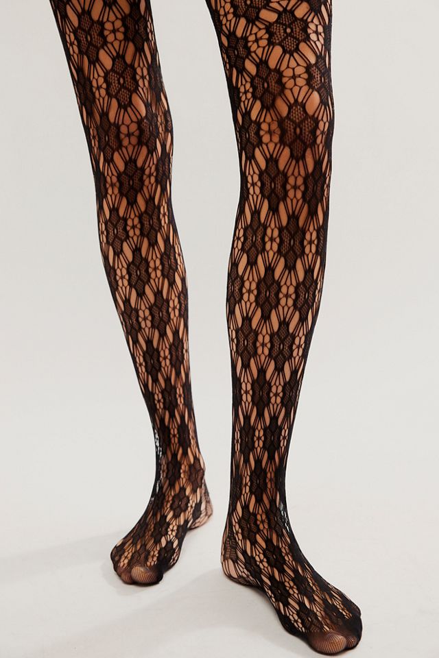 Geo Flower Net Tight #1