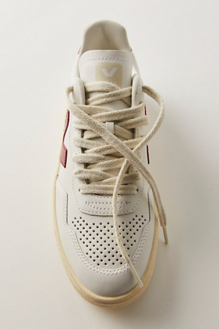 Veja V-90 Trainers Shoe at Free People in Extra White/Marsala, Size: EU 37