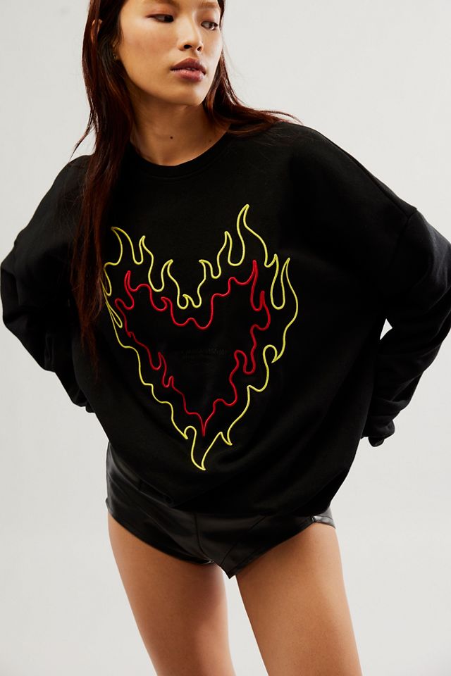 The Laundry Room Burn Heart Jumper