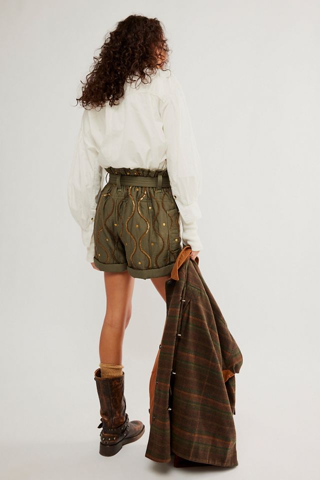 All About It Quilted Shorts Free People