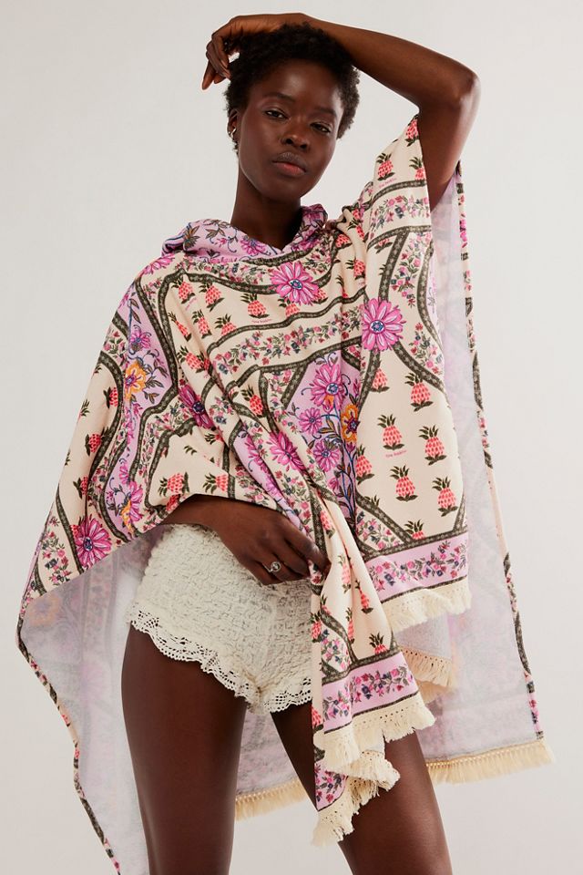 Delilah Hooded Towel Poncho #1