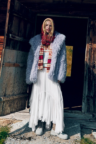 Cabbie Fairisle Hooded Scarf | Free People display picture 1