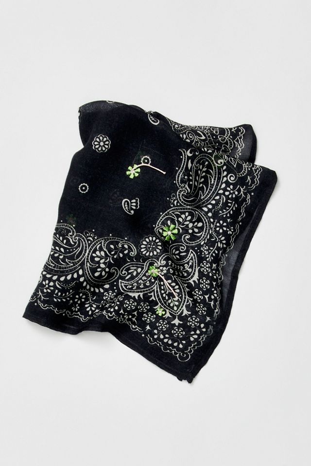 Ditsy Embroidered Bandana #2