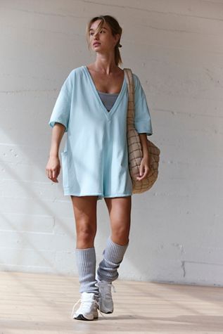 Ensemble Jupe + Crop Top Free People Movement Hot Shot - Taille L Blanc - Neuf Avec étiquettes
