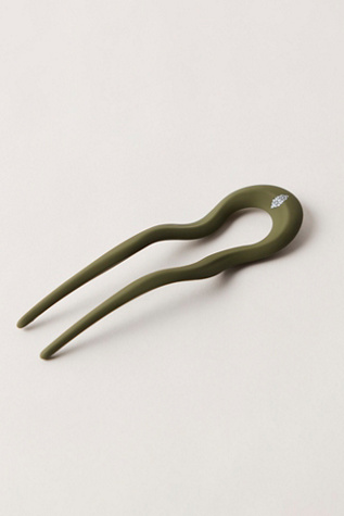 Team Player Silicone Hair Pin by FP Movement at Free People, Green