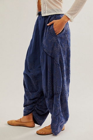 Easy Love Embroidered Pull-On Pants | Free People