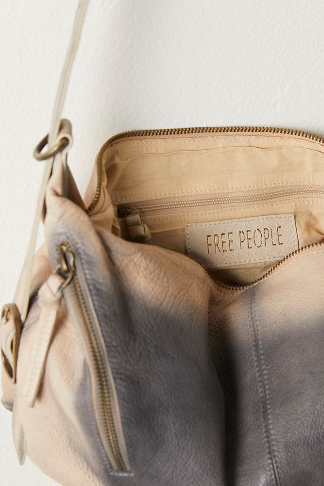 Free People Cream Leather Sling Backpack Free People Leather Soho Convertible Backpack- Champagne  main image 3
