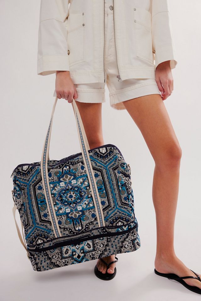 Carpet bag online weekender