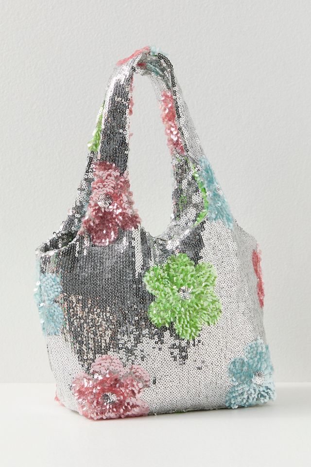 Rainbow sequin online purse