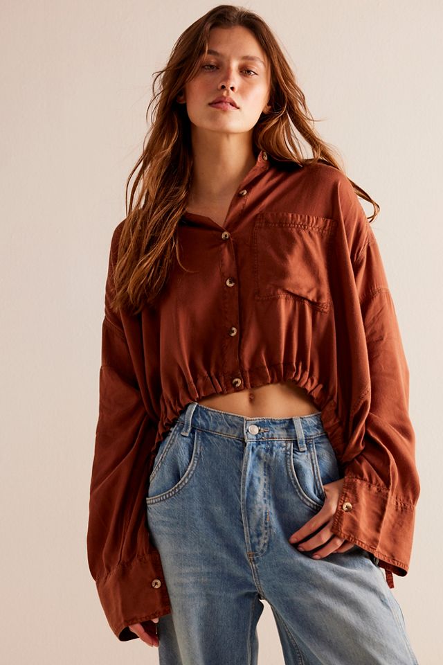 We The Free Cinch It Up Silky Shirt #2