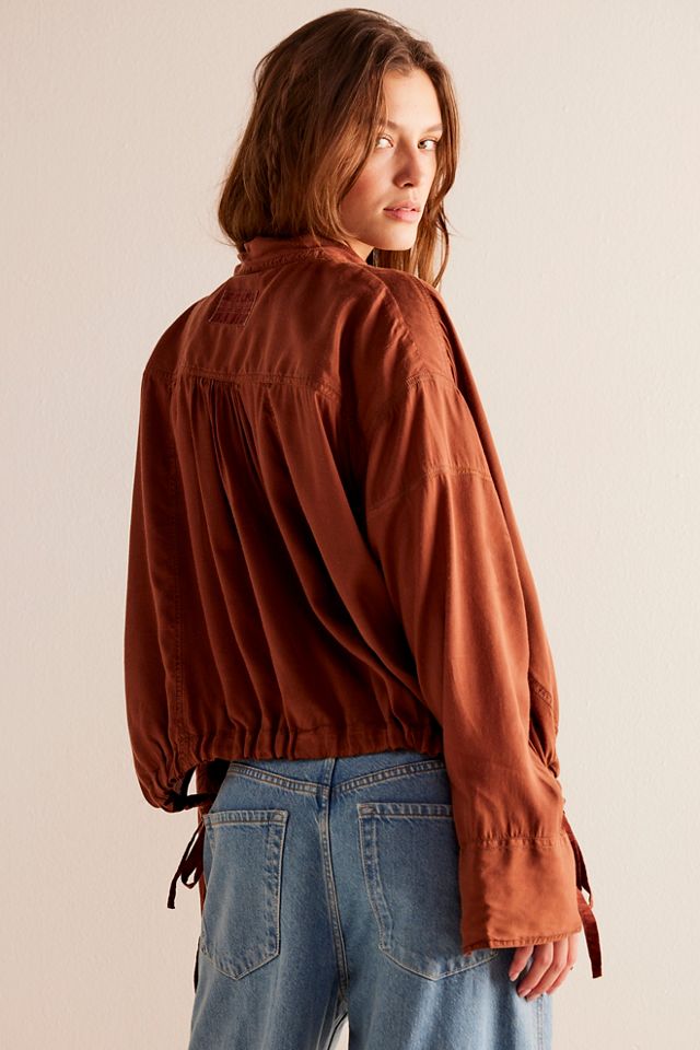 We The Free Cinch It Up Silky Shirt #1