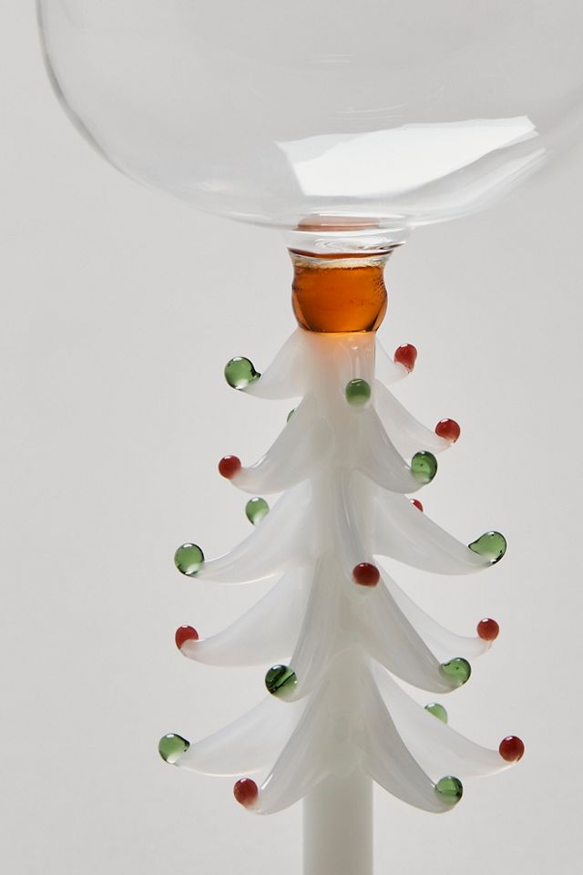 Shop the Viral Christmas Tree Wine Glasses