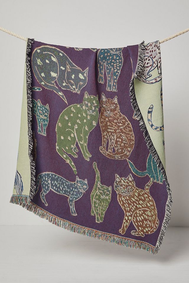 FP x Olivia Wendel Cat Throw Blanket #1