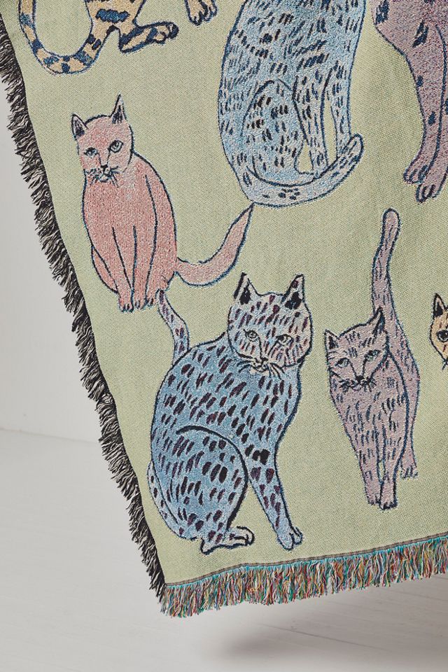 FP x Olivia Wendel Cat Throw Blanket #2