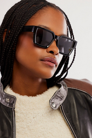 Boulevard Sunglasses at Free People in Black Ice