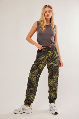 Bershka - Pantalon de jogging cargo - Marron
