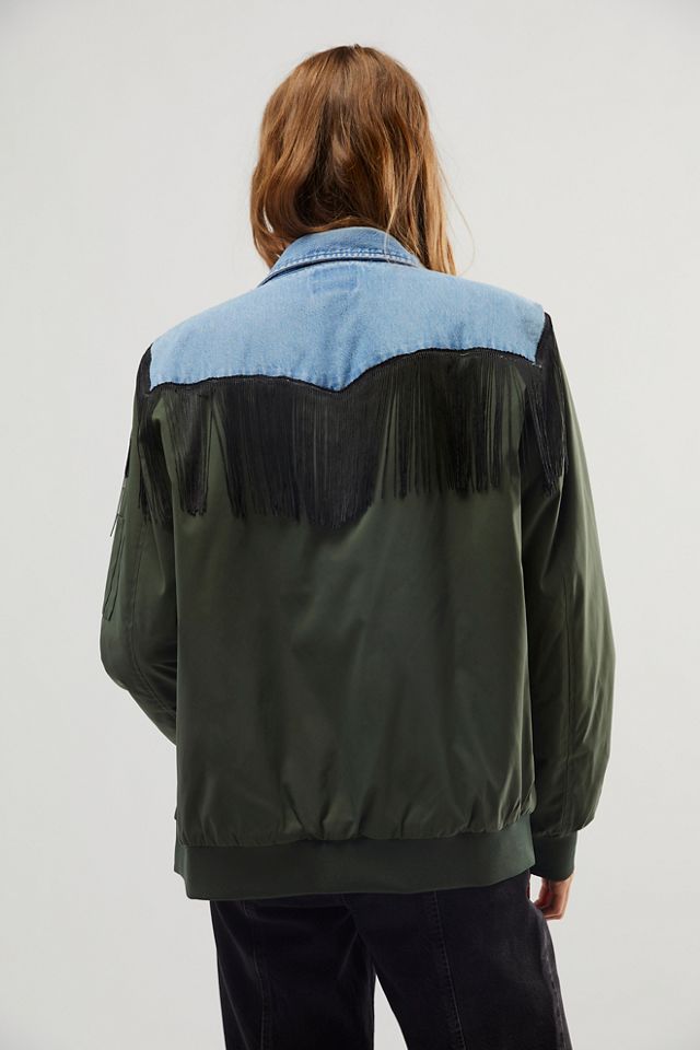 Free People X Tricia Fix Jesse Military online Jacket