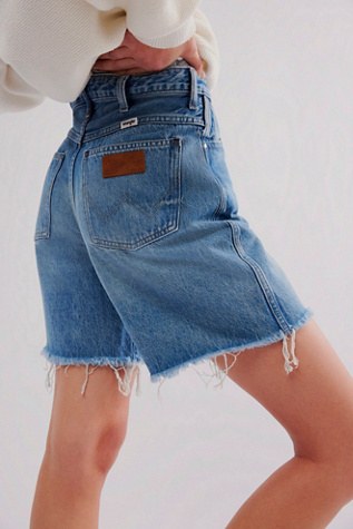 Wrangler Mid-Thigh Cowboy Shorts At Free People In Leaving Town, Size: 29