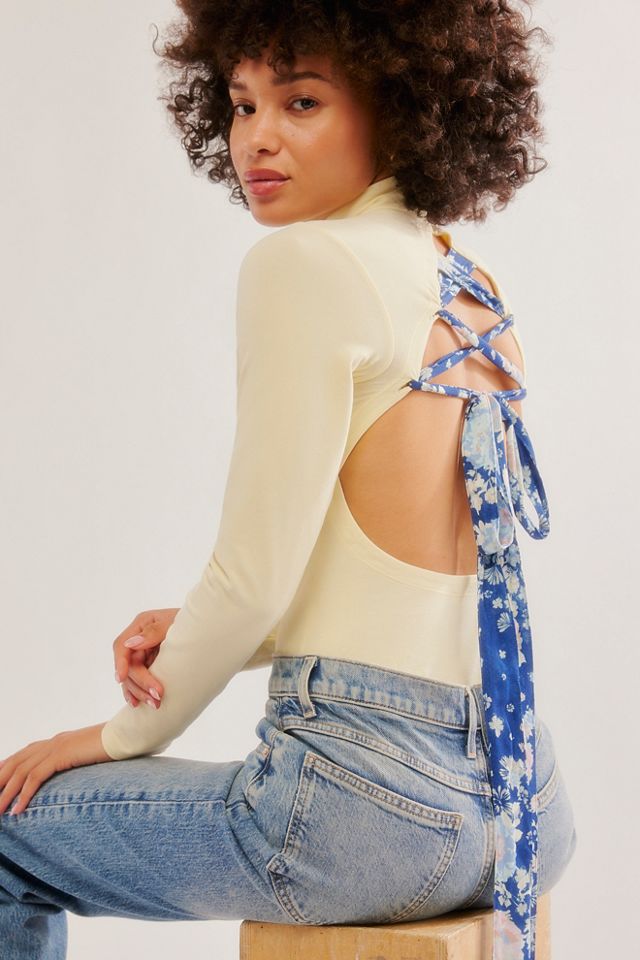 Lace up best sale back bodysuit