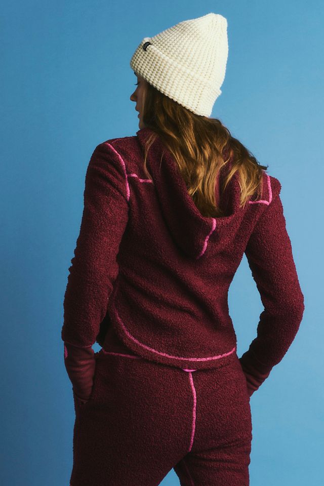 Free people outlet fuzzy hoodie