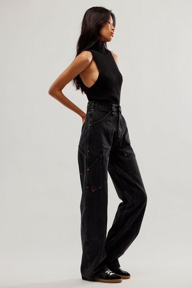 RE/DONE ワイドレッグデニム 24 RE/DONE Super High Workwear Jeans | Free People
