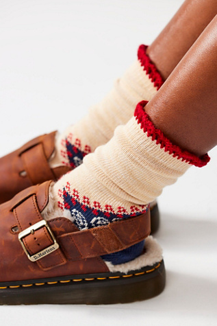 Raggedy Ankle Socks at Free People in Oatmeal