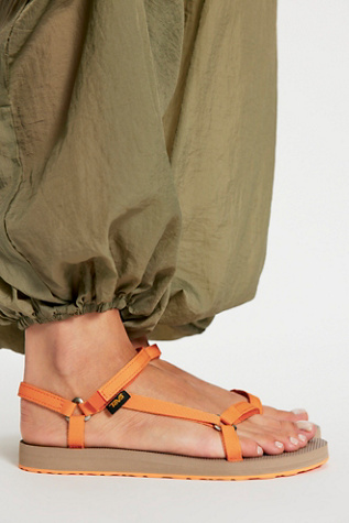 Teva Original Universal Slim Sandals at Free People in Papaya, Size: US 6