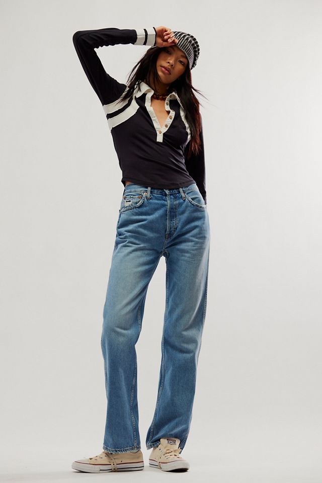 RE/DONE 90s Loose high-rise straight-leg jeans