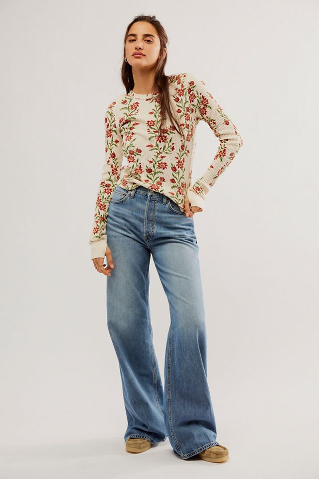 High Rise Wide Leg Jeans